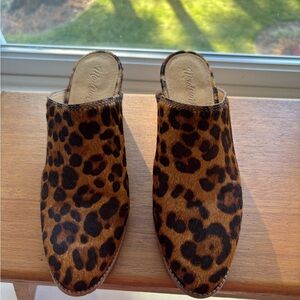Madewell Animal Print Women's Mules